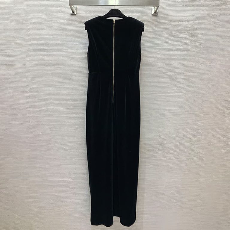 BALMAIN best quality Velvet dresses-2