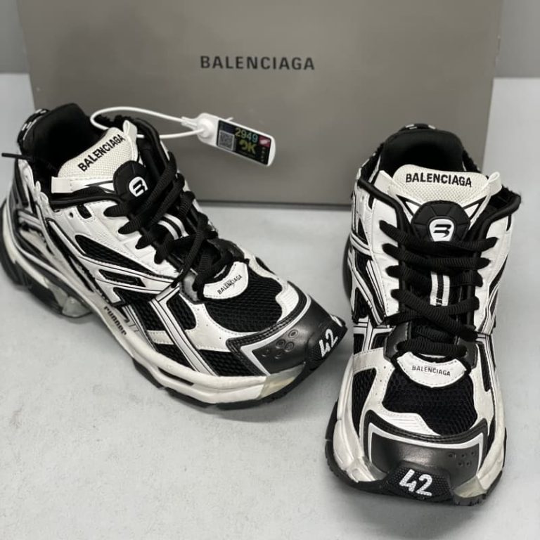 Balenciaga Mens mesh Runner Sneakers womens Platform Trainers-2