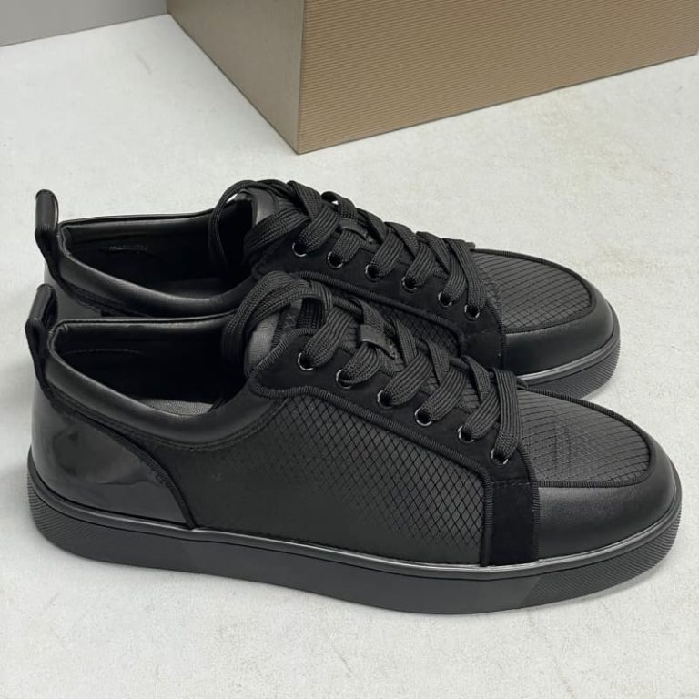 Christian Louboutin women Leather Sneakers men dress shoes-1