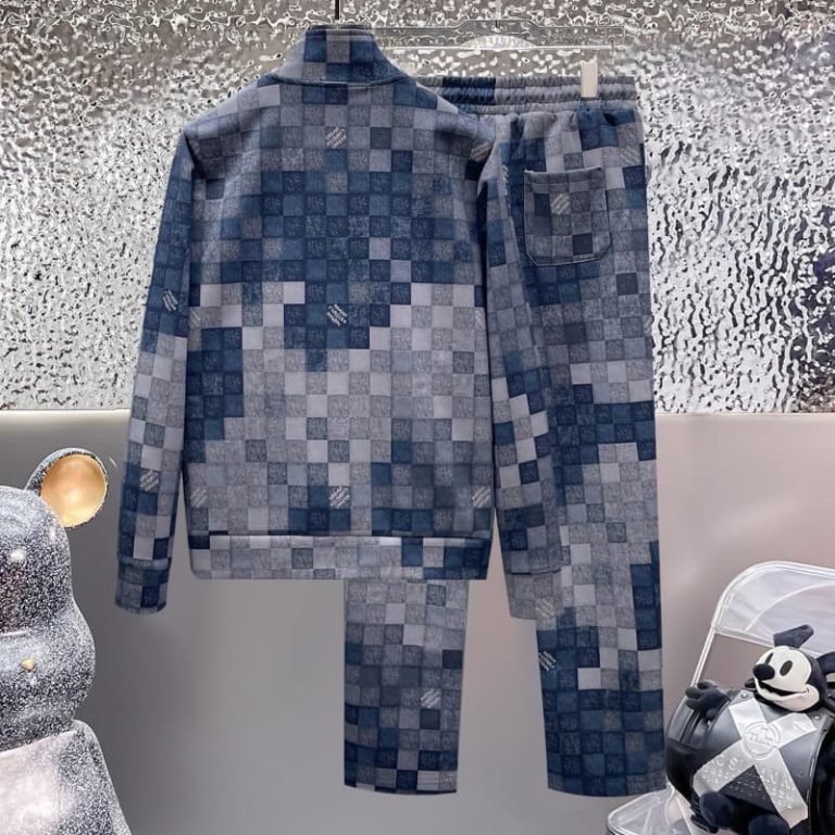 Louis Vuitton Checked Blue Long tracksuits-2