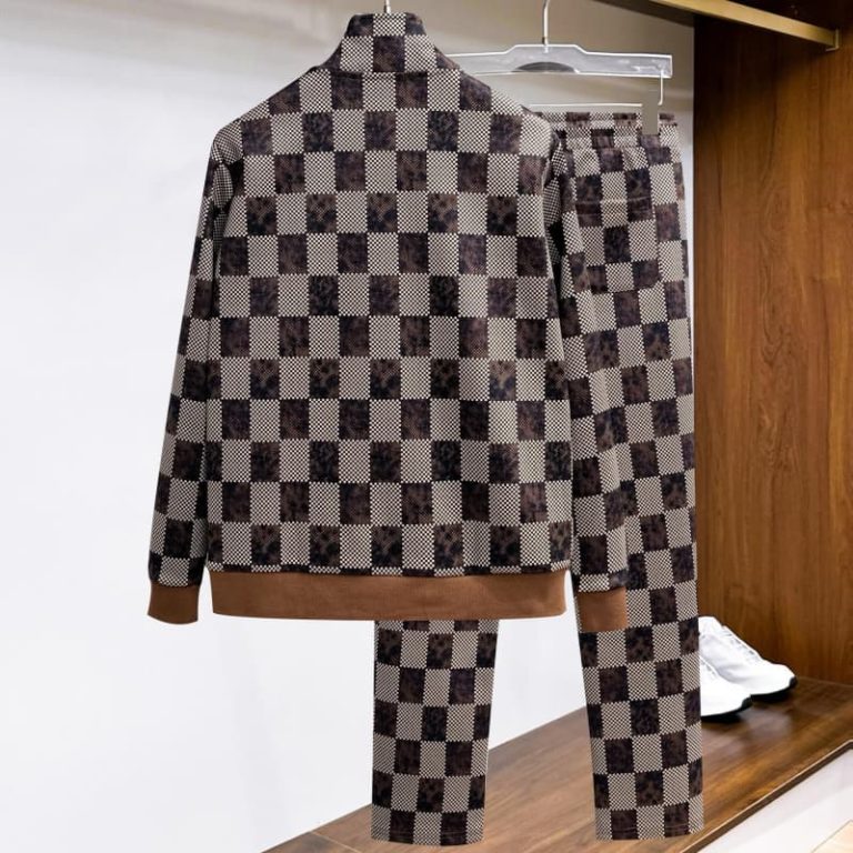 Louis Vuitton Checked Brown Long tracksuits-2