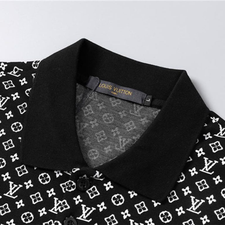 Louis Vuitton Men T-Shirt with Embroidered Short Sleeve Detail-3