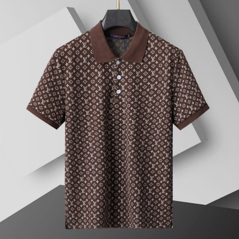 Louis Vuitton Men T-Shirt with Embroidered Short Sleeve Detail-5