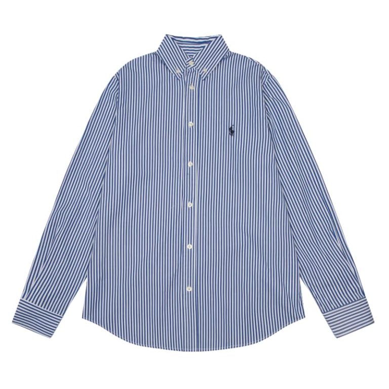 Ralph Lauren Blue And White Striped Shirt-2