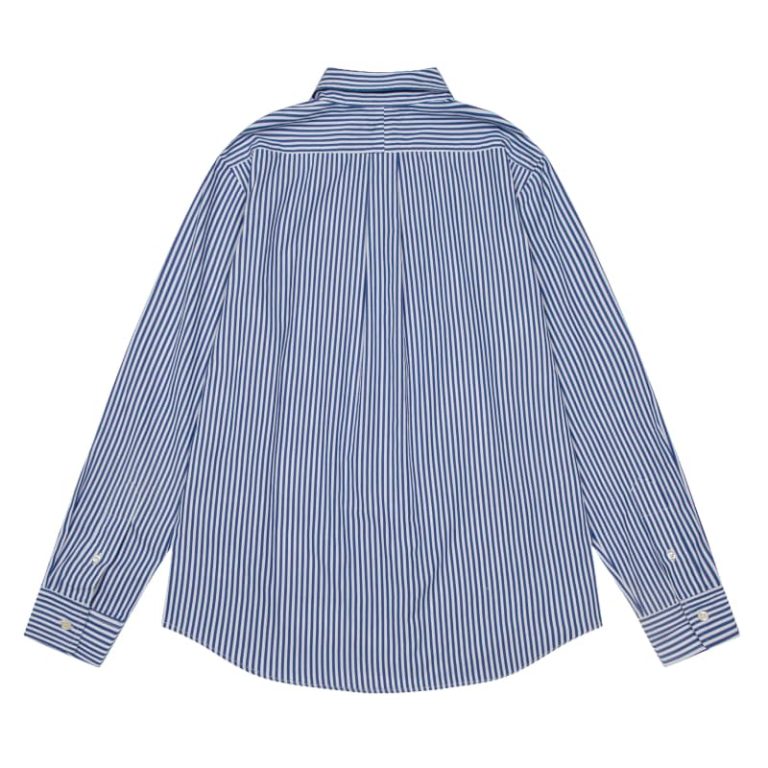 Ralph Lauren Blue And White Striped Shirt-3