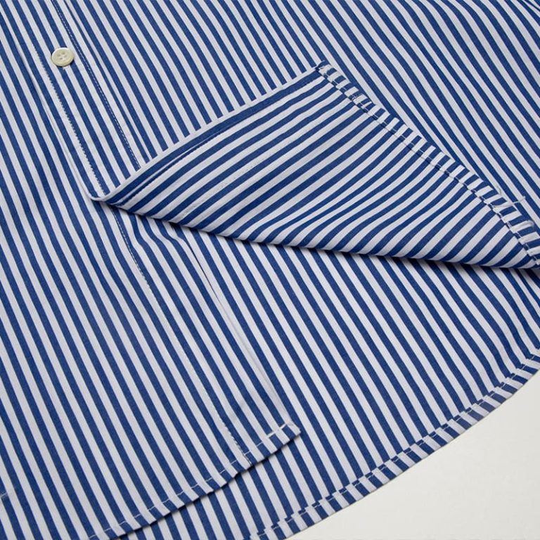 Ralph Lauren Blue And White Striped Shirt-5