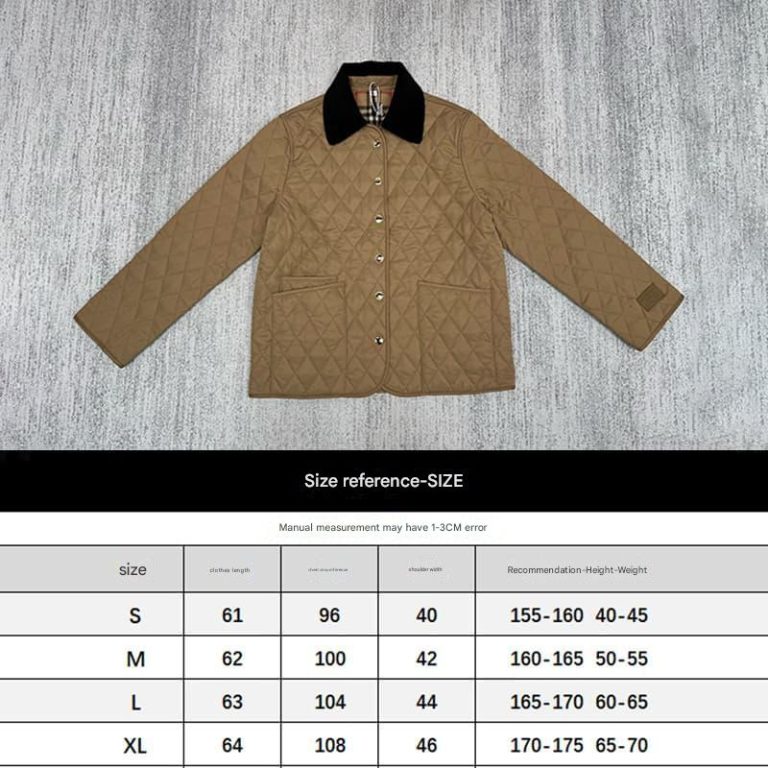 BURBERRY Classic cotton jacket with light-colored check pattern-7