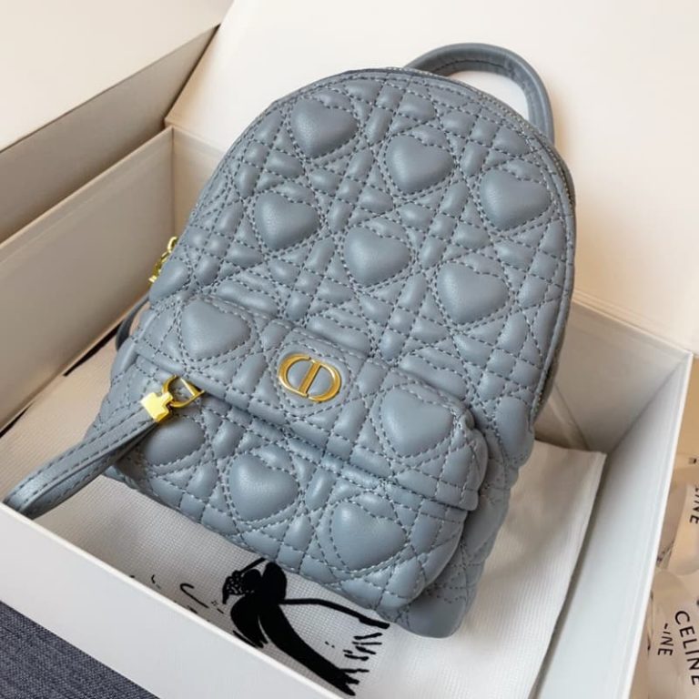 Dior High Quality Mini Dioramour Cannage Lambskin Backpack-6