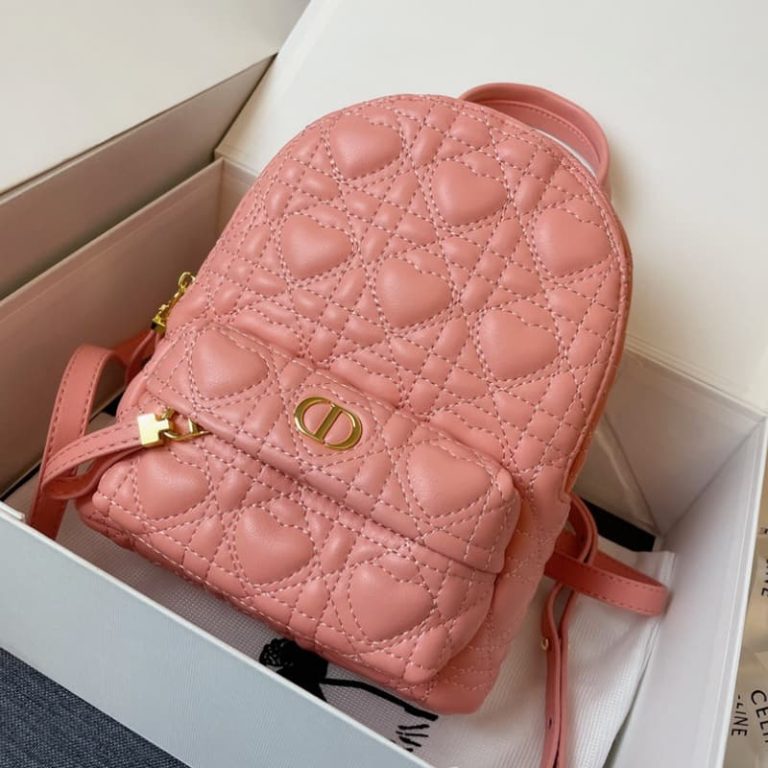 Dior High Quality Mini Dioramour Cannage Lambskin Backpack-9