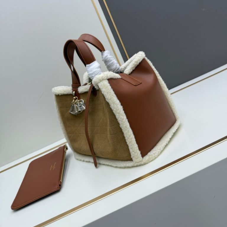 Dior High Quality Toujours Shearling Bag-2