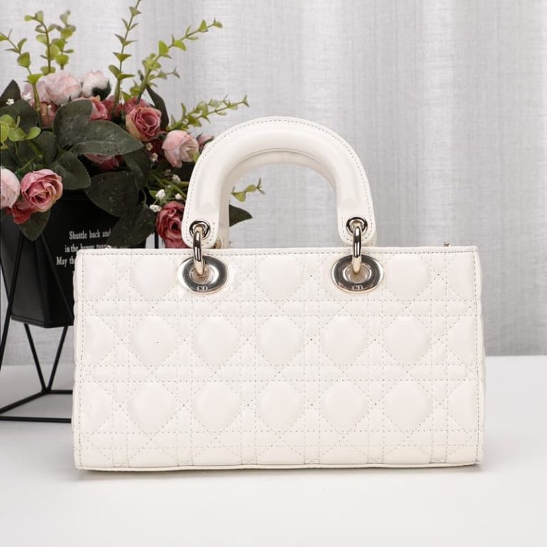 Dior High-quality women wallet Handbag Shoulder bag Rattan plaid seized surface line With a detachable chain-2