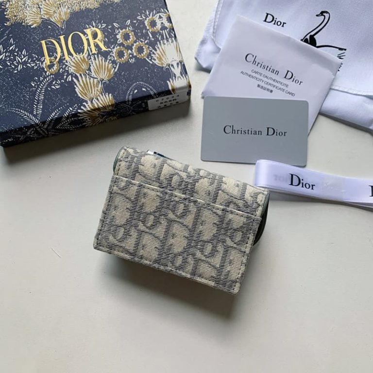 Dior high quality women wallet men saddle small card bag with exquisite hot stamping accessories-2