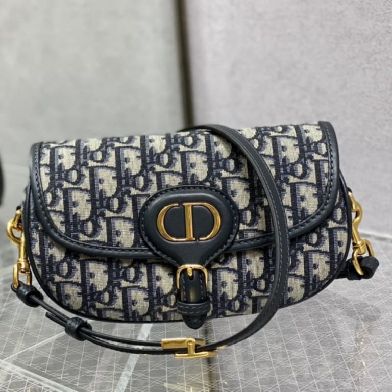 Dior high quality women wallet underarm bag black white brown apricot-2