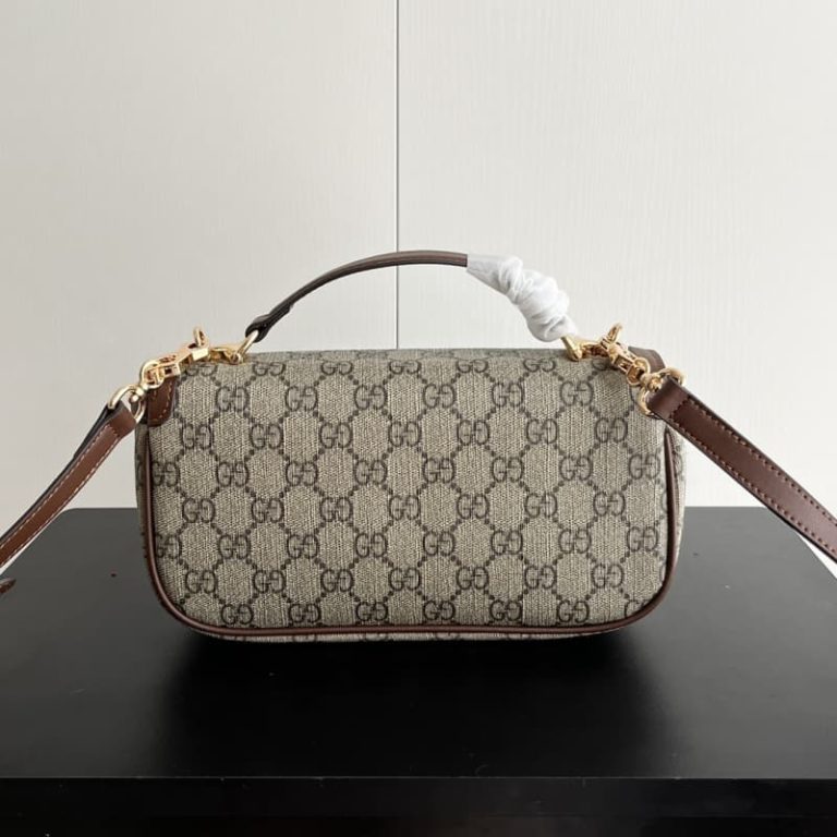 Gucci High Quality Women Shoulder Bag Letter Print Leather Flap Design Shoulder Bag Crossbody Bag-7