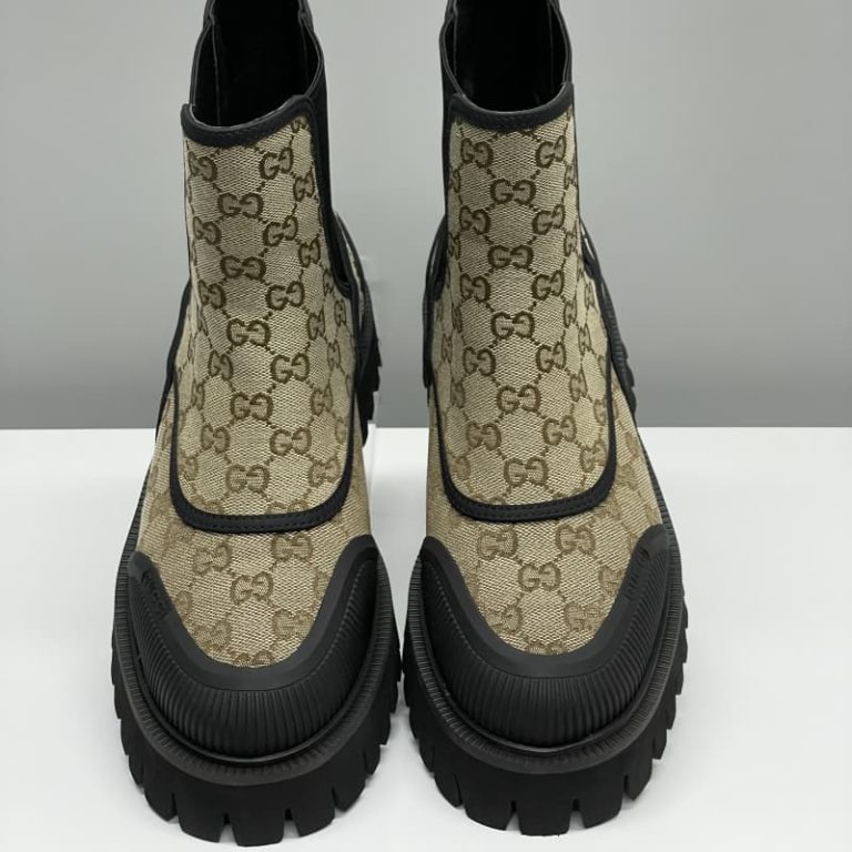 Gucci Top quality women letter embroidery short-length boots SH1772