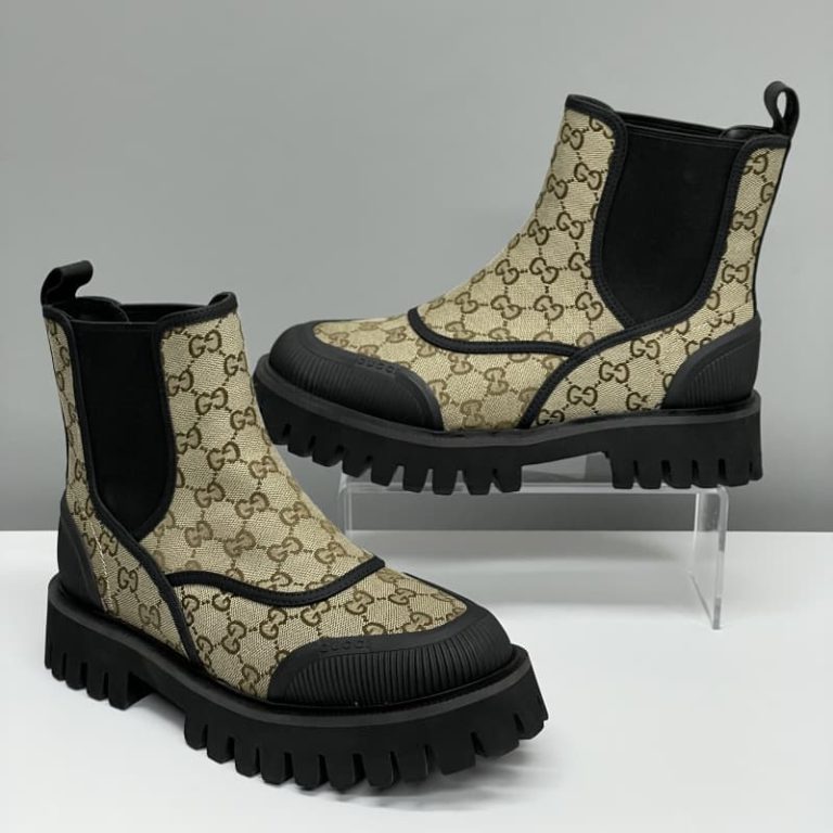 Gucci Top quality women letter embroidery short-length boots SH1774