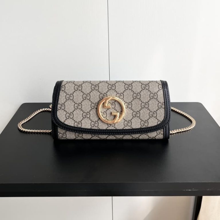 Gucci high quality women shoulder bag letter print leather flap design shoulder bag crossbody bag-3