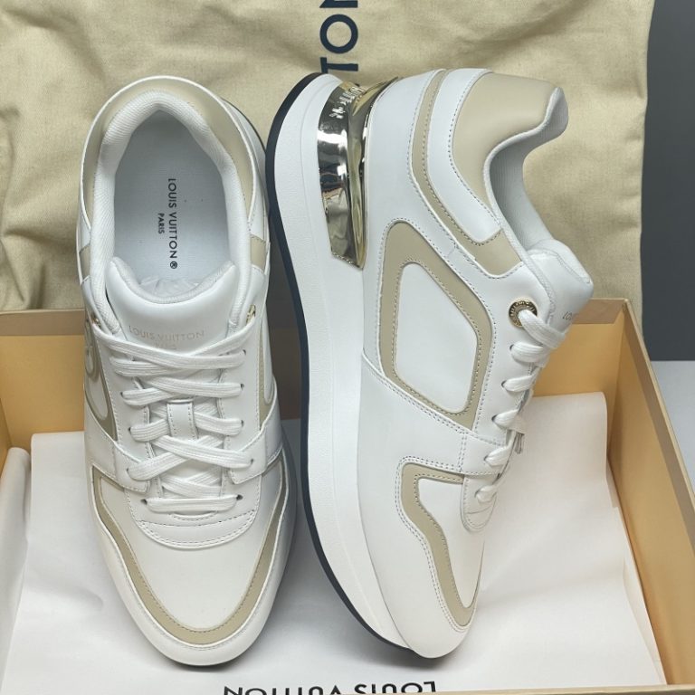 Louis Vuitton LV Women Platform Sneakers White Yellow Lace-up 36-42 SH151 (5)