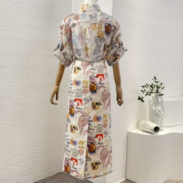 Zimmermann high quality Two Piece Dresses Women Casual Jacket + Long Skirt Set Tops 55%LINEN 45%SILK Long Dresses 100%LINEN-12